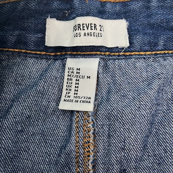 β’ Forever 21 Denim Blue Skirt New With Tags - Picture 6 of 11